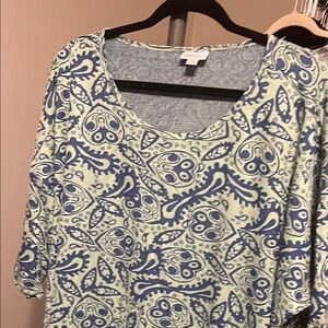 LuLaRoe Irma 3XL NWT  Multicolored Blouse